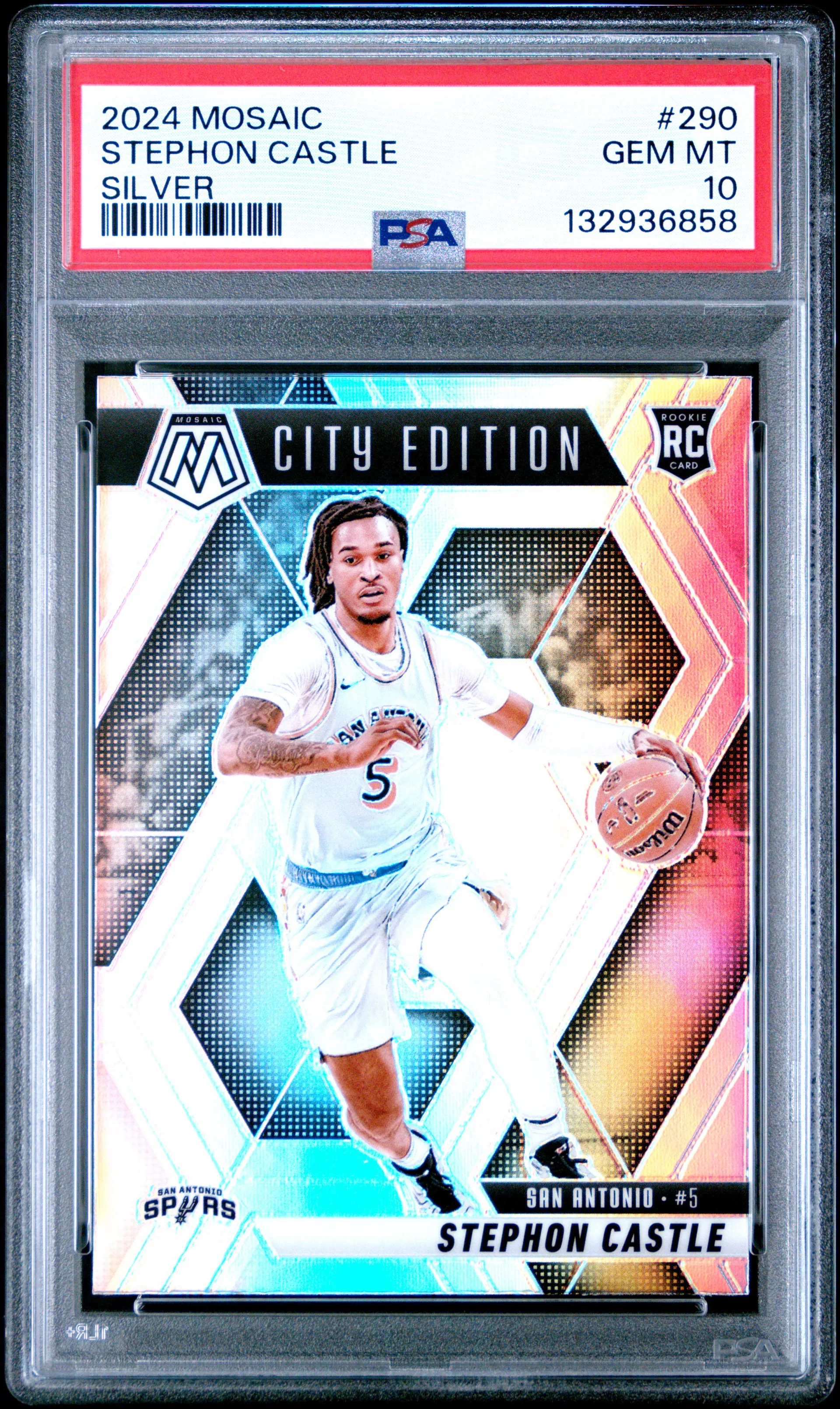 Stephon Castle – 2024 Mosaic Silver City Edition RC #290