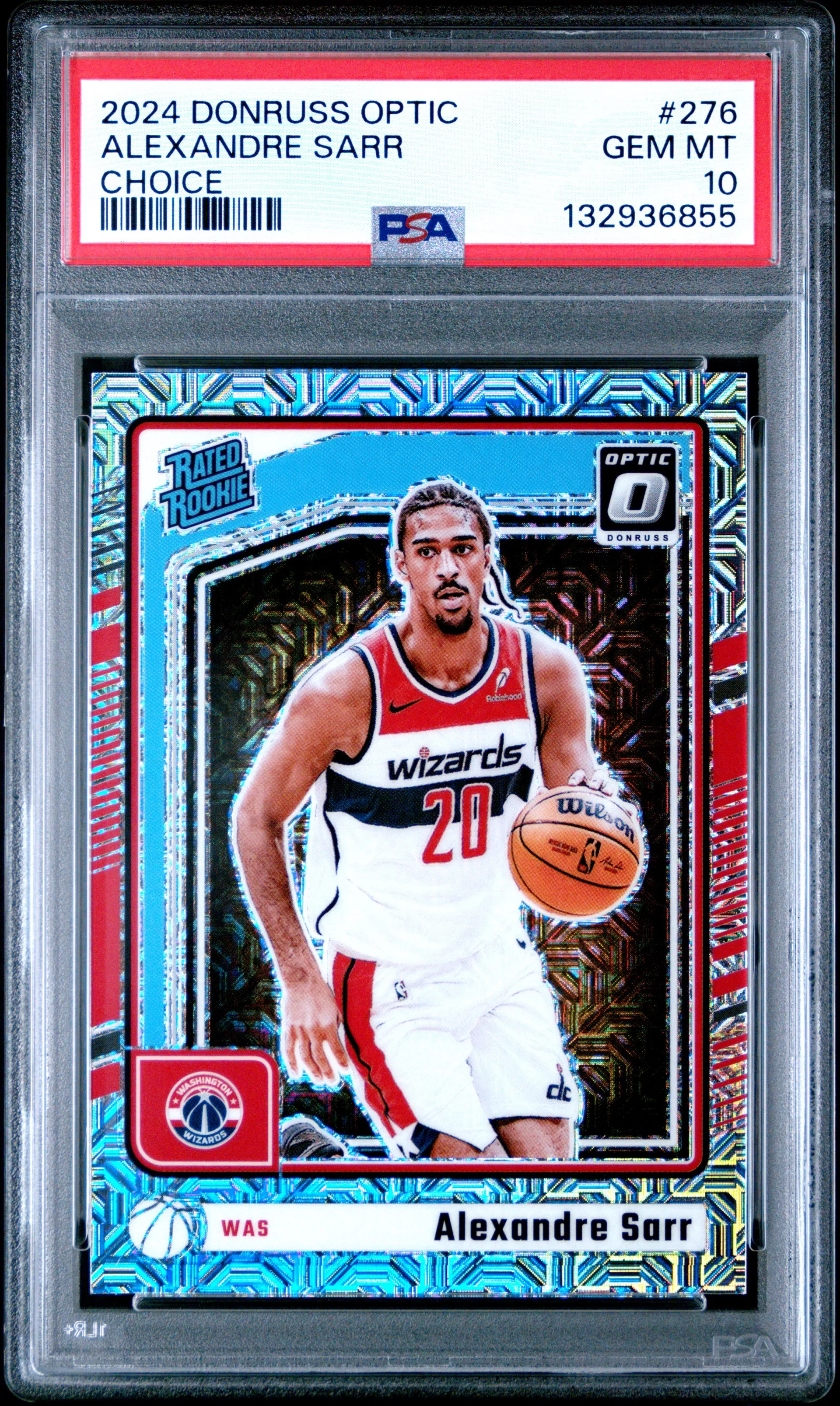 Alexandre Sarr – 2024 Donruss Optic Choice Rated Rookie RC #276