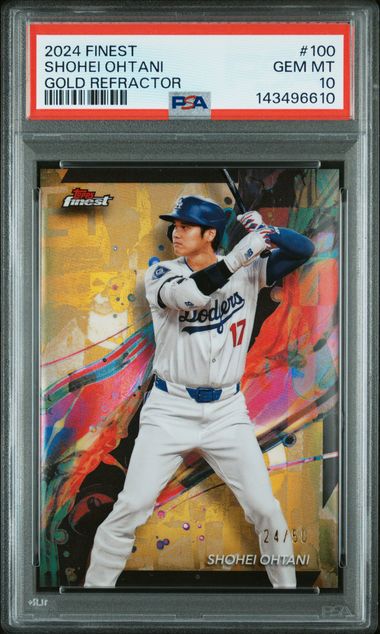 Shohei Ohtani – 2024 Finest Gold Refractor #100