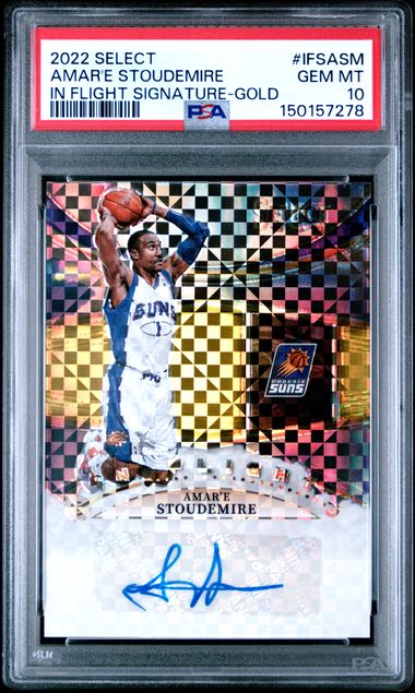 Amar'e Stoudemire – 2022 Select In Flight Signature-Gold #IFSASM