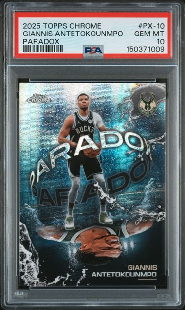 Giannis Antetokounmpo – 2025 Topps Chrome Paradox #PX-10